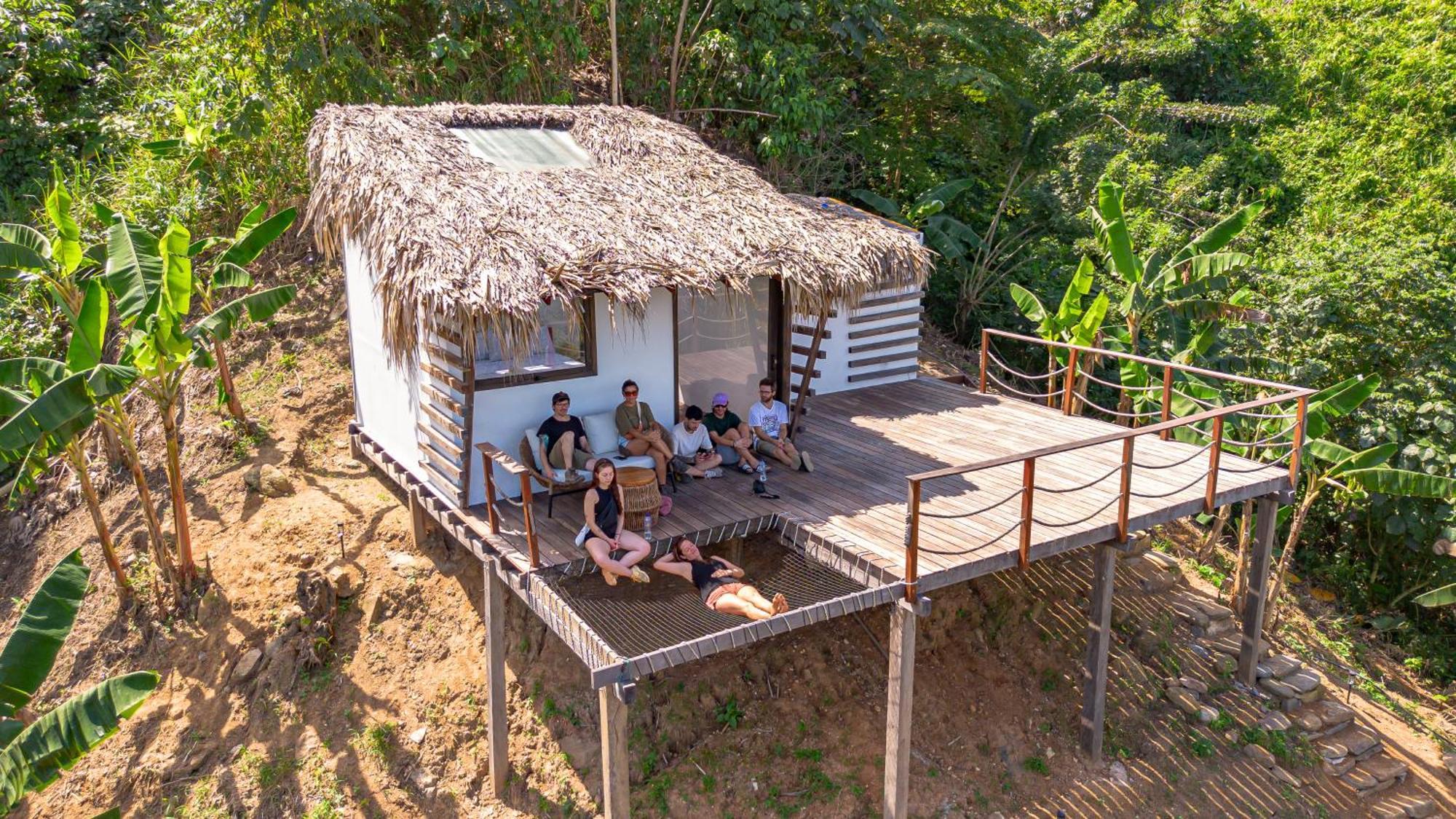 Encanto Hostel Guachaca Exteriör bild